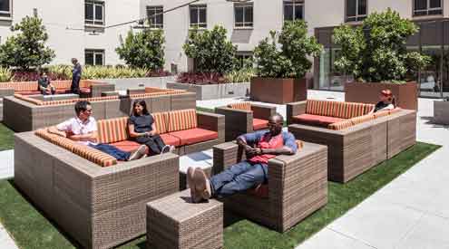 Tangram Interiors Curates Outdoor Furniture For Student Areas At Tangram Interiors Curates Outdoor Furniture For Student Areas At University Of Southern California