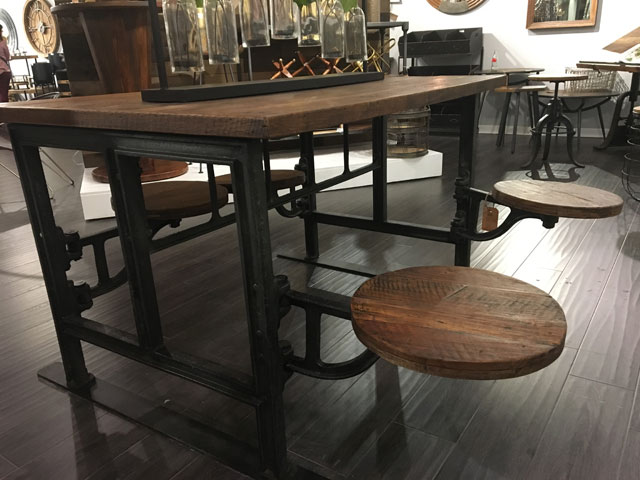 Uma Home Décor Doubles Showroom E For High Point Furniture Today The Alcatraz Collection Dining Table