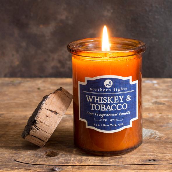 whiskey candle northern lights