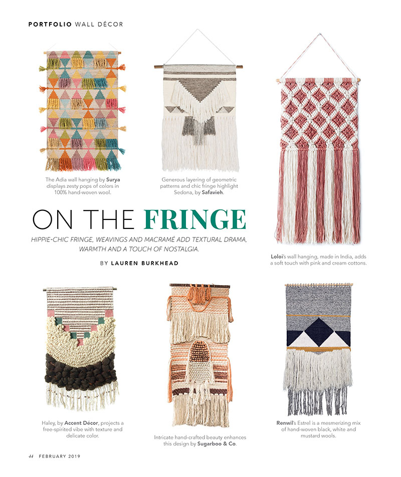 Wall Décor On the Fringe Home Accents Today